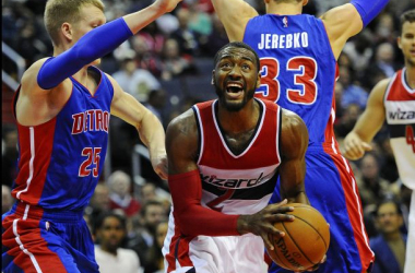 John Wall, Wizards Pull Out Late Win Against The Pistons