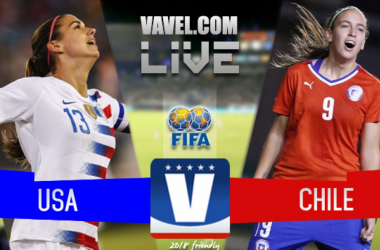 Result: USWNT 3 - 0 Chile in an International Friendly