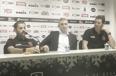 Presidente do Vasco, Alexandre Campello confirma Alberto Valentim como novo treinador