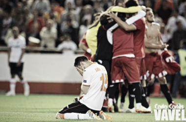 Fotos e imágenes del Valencia 3-1 Sevilla, semifinal de la UEFA Europa League (vuelta)