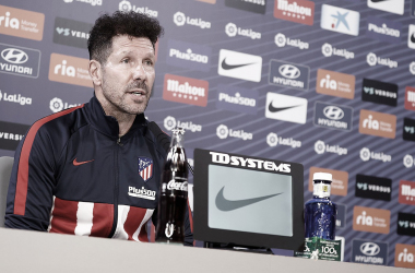 Última comparecencia de Simeone antes de 'la final de LaLiga'