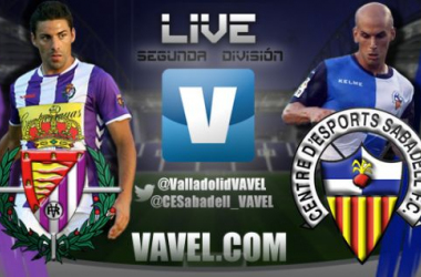 Resultado Real Valladolid - CE Sabadell en la Liga Adelante 2015 (0-0)