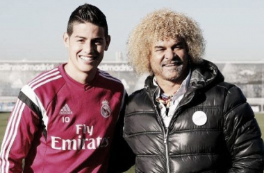 Valderrama hails James as on the level of Messi and Neymar