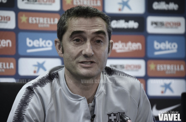 Ernesto Valverde: "Estamos acostumbrados a la presión"