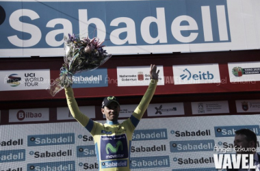 Alejandro Valverde vuelve a exhibirse