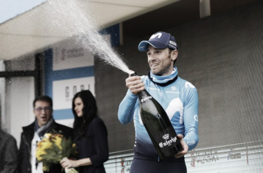 Alejandro Valverde: &quot;Me hacía muchísima ilusión conseguir esta victoria&quot;