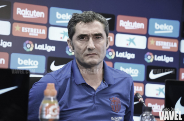 Ernesto Valverde: "La lesión de Suárez trastocó nuestros planes"