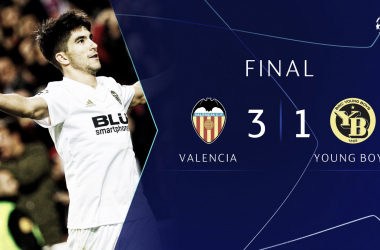 Santi Mina y Carlos Soler devuelven al Valencia a la senda de la victoria