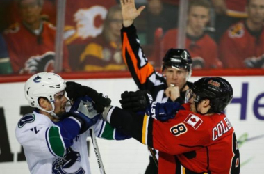 Sam Bennett Lifts Calgary Flames To Game Three Win Over Vancouver Canucks