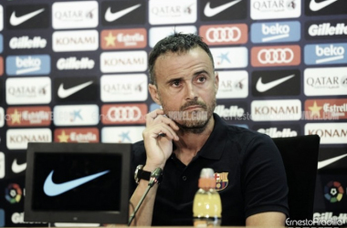 Luis Enrique: “Siempre es un estímulo enfrentarte a equipos que entrenan amigos&quot;