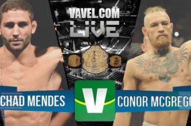Results UFC 189: Chad Mendes - Conor McGregor 2015