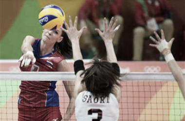 Rússia passa com tranquilidade pelo Japão e lidera grupo A do vôlei feminino