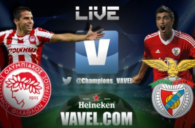 Diretta Olympiacos - Benfica in Champions League