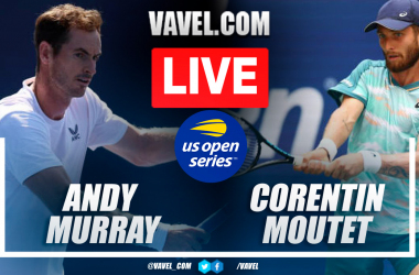 Highlights and points of Andy Murray 3-0 Corentin Moutet at US Open