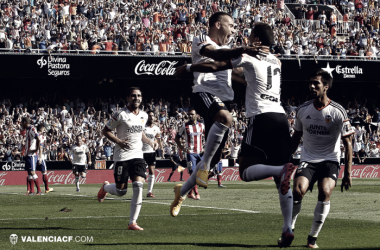 El Valencia no gana al Atlético de Madrid desde 2.014