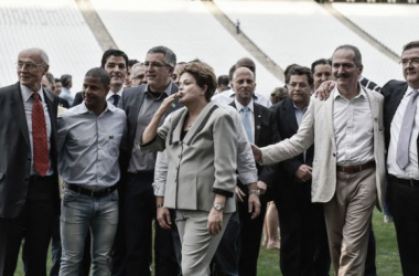 Dilma Rousseff visita Arena Corinthians