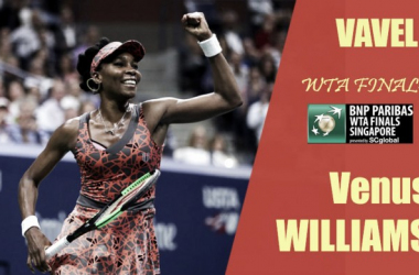 WTA Finals 2017. Venus Williams: en busca su primer titulo del año