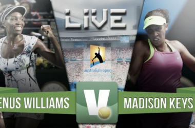 Resultado Venus Williams - Madison Keys en Open de Australia 2015