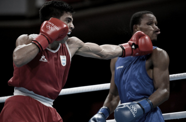 Boxeo: Francisco Verón quedó eliminado en una reñida pelea