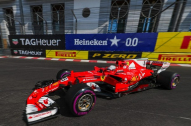 Vettel crava o melhor tempo do dia durante os treinos para o GP de Mônaco