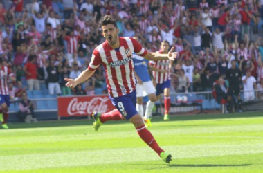 El Atlético disfruta y golea