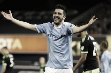 David Villa refuses to rule out possible loan move