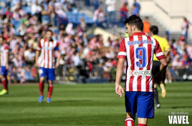 David Villa, novedad en el entrenamiento