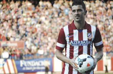 Fotogalería: presentación de David Villa con el Atlético de Madrid