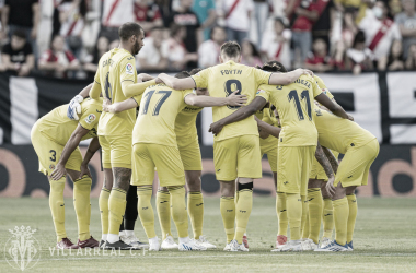 Arenga del Villarreal al comienzo del partido / Foto: VillarrealCF