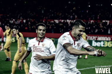 Sevilla FC- Málaga CF; puntuaciones del Sevilla, jornada 16 de Liga