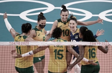 Sets e melhores momentos de Brasil 3 x 1 Rússia no vôlei feminino pelas Olimpíadas de Tóquio