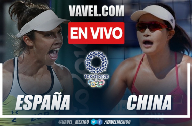 Resumen España 2-0 China en Vóley playa por los Juegos Olímpicos 2020