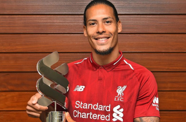 Virgil van Dijk named Liverpool&#039;s August Player of the Month