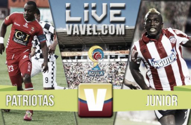 Resultado Patriotas - Junior en Liga Águila II 2015 (1-0)