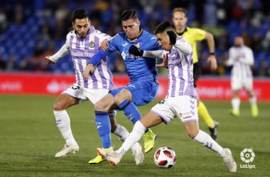 Mucho equilibrio en los encuentros entre Getafe y Real Valladolid