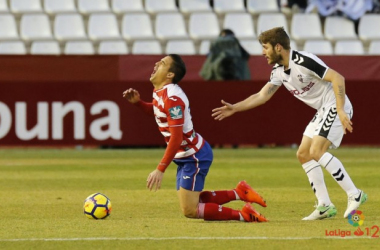 Tropiezo preocupante del Granada en el Carlos Belmonte