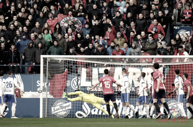 Cristian Álvarez, el mejor frente al Osasuna según la afición