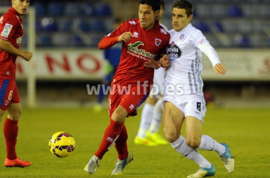 Numancia - Albacete: la despedida de Javi Del Pino