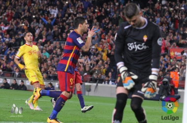 El Sporting, tan sólo un empate en los últimos diez enfrentamientos ante el Barcelona