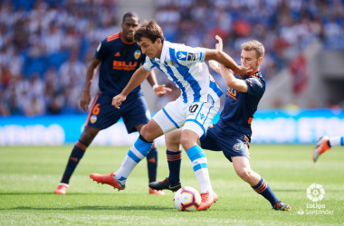 Análisis del rival: un Valencia lastrado por la Copa recibe a una Real desatada con Imanol