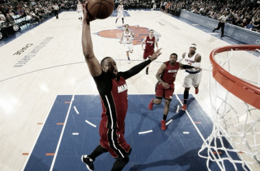 No encontro de Wade e Carmelo, Heat leva a melhor sobre o Knicks