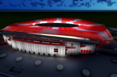 El Wanda Metropolitano será el primer estadio LED del mundo