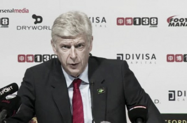 Wenger: “Estoy muy satisfecho con nuestro rendimiento en la primera mitad”