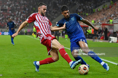West Ham and Olympiacos battle it out in Greece
