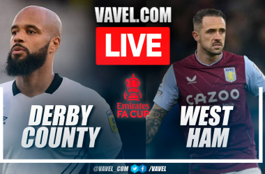Summary and goals of Derby County 0-2 West Ham in FA Cup