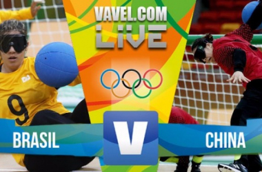 Resultado do jogo Brasil x China no Goalball feminino dos Jogos Paralímpicos Rio 2016 (3-4)