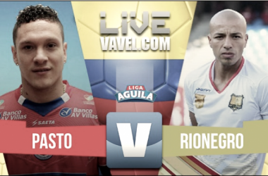 Deportivo Pasto vs Rionegro Águilas en vivo y en directo online por la Liga Águila 2017 (2-2)