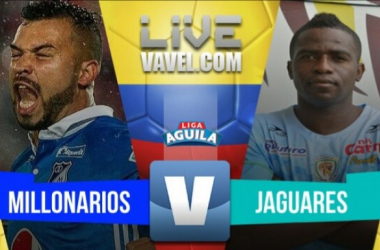 Millonarios vs Jaguares en vivo y en directo por la Liga Águila 2017- II (1- 0)