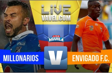 Resultado Millonarios 1-0 Envigado en Liga Águila 2017-II