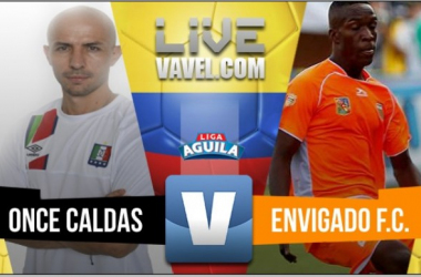 Igualdad en Palogrande entre Once Caldas y Envigado (1-1)